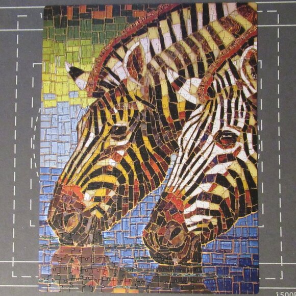 Zebra Glass Puzzle - Picture 2 of 14
